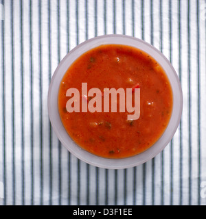 Gazpacho-Suppe Stockfoto