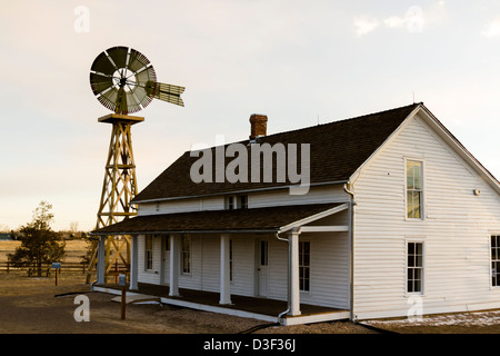 17 Mile House Farm Park Museum in Parker, Colorado. Stockfoto