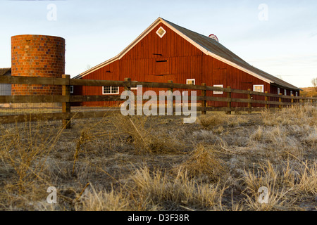 17 Mile House Farm Park Museum in Parker, Colorado. Stockfoto