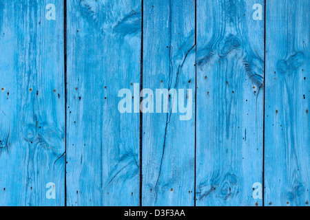 Textur des blauen Holzplatte für Hintergrund vertikale Stockfoto