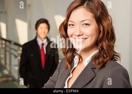 Business Team Porträt Stockfoto