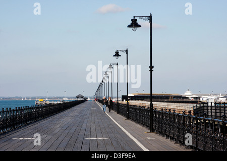 Ryde Pier auf der Isle Of Wight Stockfoto