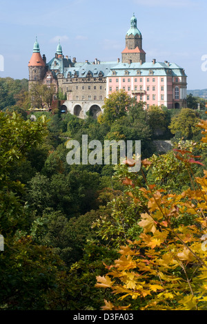 Waldenburg, Polen, Burg Fuerstenstein Stockfoto