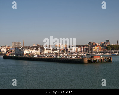 Stadt Kai Pier Southampton Hampshire England UK Stockfoto
