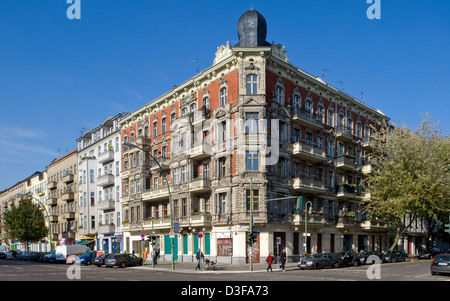 Berlin, Deutschland, Unsanierter Gebäude in Berlin Prenzlauer Berg Stockfoto