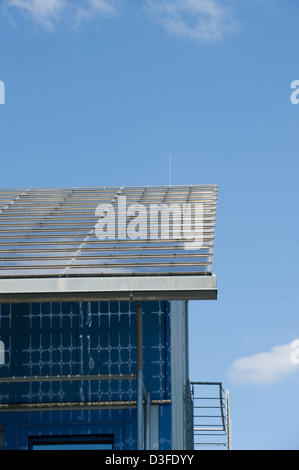 Solarsiedlung Freiburg im Breisgau, im Quartier Vauban Stockfoto