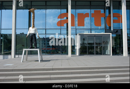 Straßburg, Frankreich, das Hauptquartier des Fernsehsenders ARTE Stockfoto