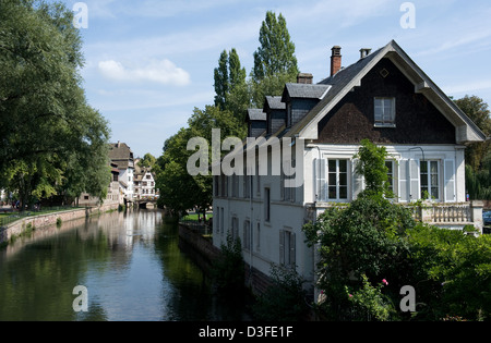 Straßburg, Frankreich, die Gerber-Viertel in dem Viertel La Petite France Stockfoto