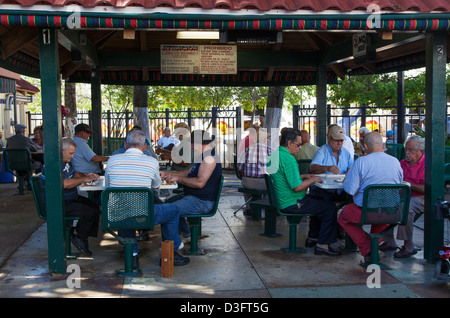 Domino Park in Little Havanna, Miami, USA Stockfoto