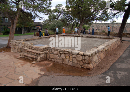 Grand Canyon Hopi House Tanzplattform 0095 Stockfoto