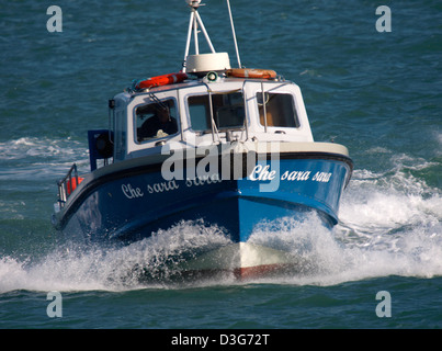 Kleinen kommerziellen Fischerboot, Newquay, Cornwall, UK Stockfoto