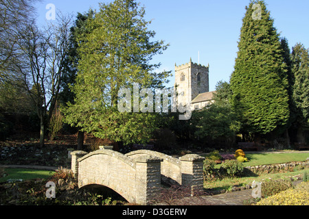 St. Helena Kirche, Waddington, in der Nähe von Clitheroe Lancashire, England. Stockfoto