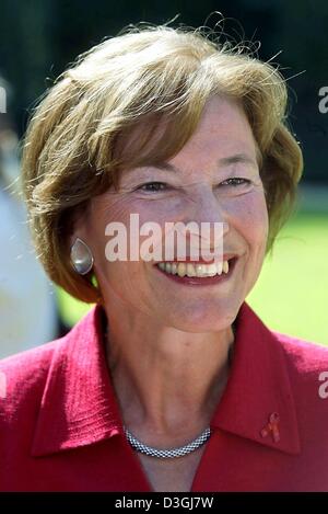 (Dpa) - Eva Koehler Ehefrau des deutschen Bundespräsidenten Horst Köhler in Berlin, 10. August 2004 abgebildet. Stockfoto