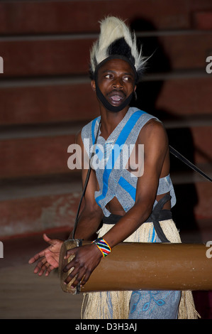 Traditionellen Tanz in Bomas von Kenia, Nairobi, Kenia Stockfoto