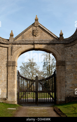 Campden House Gateway, Chipping Campden, Gloucestershire, England, UK Stockfoto