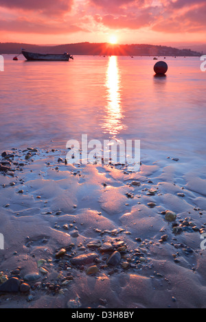 Exmouth - der Mündung des Flusses Exe - Devon - UK Stockfoto