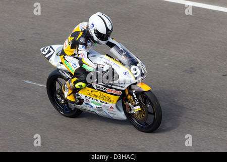 Internationale Deutsche Motorradmeisterschaft (IDM) Rennen auf der Rennstrecke TT Assen. Die Niederlande Stockfoto