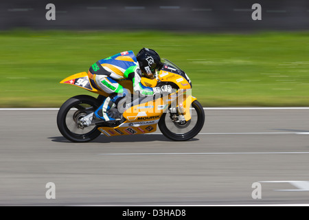 Internationale Deutsche Motorradmeisterschaft (IDM) Rennen auf der Rennstrecke TT Assen. Die Niederlande Stockfoto