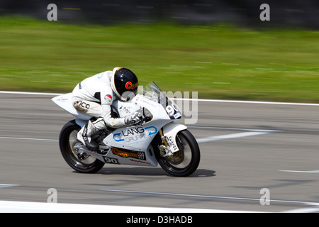 Internationale Deutsche Motorradmeisterschaft (IDM) Rennen auf der Rennstrecke TT Assen. Die Niederlande Stockfoto