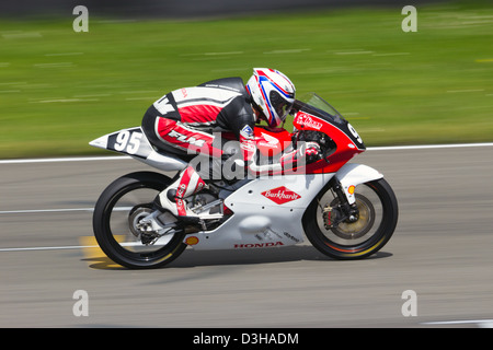 Internationale Deutsche Motorradmeisterschaft (IDM) Rennen auf der Rennstrecke TT Assen. Die Niederlande Stockfoto