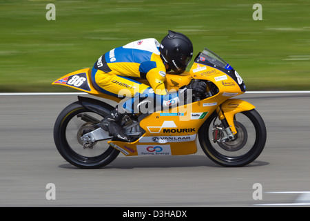 Internationale Deutsche Motorradmeisterschaft (IDM) Rennen auf der Rennstrecke TT Assen. Die Niederlande Stockfoto