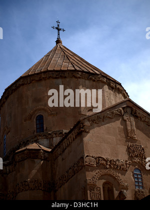 Kathedrale-Kirche des Heiligen Kreuzes auf Akdamar Insel, in der Nähe von Van im Osten der Türkei. Stockfoto