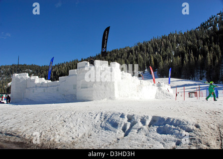 Kind-O-Rama Eis Kastle in Squaw Valley Stockfoto