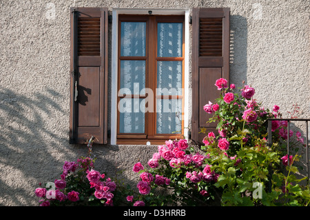 Malerischen Dorf von Mons-En-Provence in Haut Var, Provence Frankreich Stockfoto