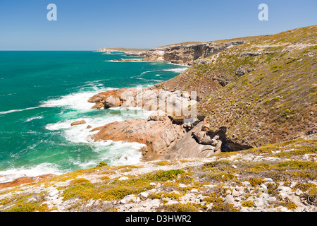 Blick auf die South Australian Küste auf der Yorke Peninsula Stockfoto