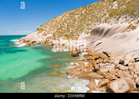 Blick auf die South Australian Küste auf der Yorke Peninsula Stockfoto