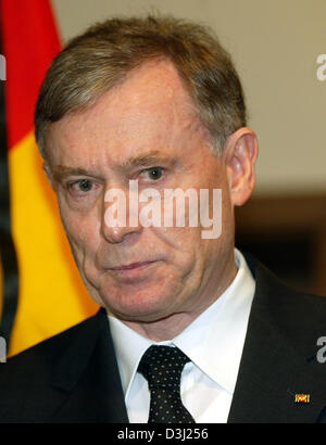 (Dpa) - Bundespräsident Horst Köhler in Japan, 7. April 2005 abgebildet. Stockfoto