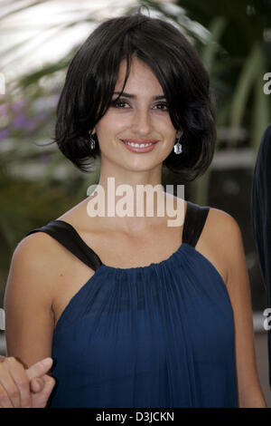 (Dpa) - spanische Schauspielerin Penelope Cruz abgebildet auf der 58. Internationalen Filmfestspiele in Cannes, Frankreich, 21. Mai 2005. Stockfoto