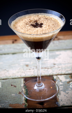 Espresso Martini Cocktail Stockfoto