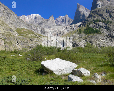 Lac de Gloix, Val Veny, Val d'aoste Stockfoto