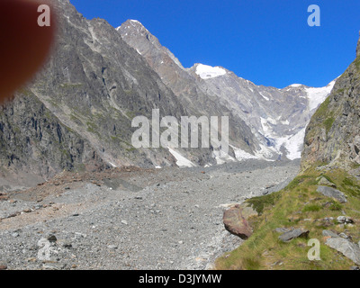 Lac de Gloix, Val Veny, Val d'aoste Stockfoto