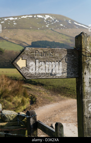 Landschaft rund um Fairsnape verliebte sich in den Wald von Bowland Stockfoto