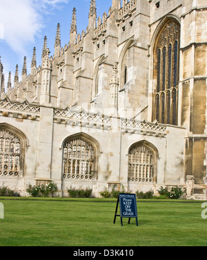Klasse 1 aufgeführten 16. Jahrhundert gotische Kings College Kapelle Cambridge Cambridgeshire England Europe Stockfoto