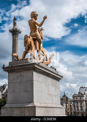 Machtlos Strukturen, Abb. 101, Fourth Plinth, Trafalgar Square Stockfoto