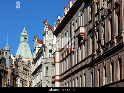 Prag - Renaissance einer Sezessionsarchitektur in Prager Altstadt Stockfoto