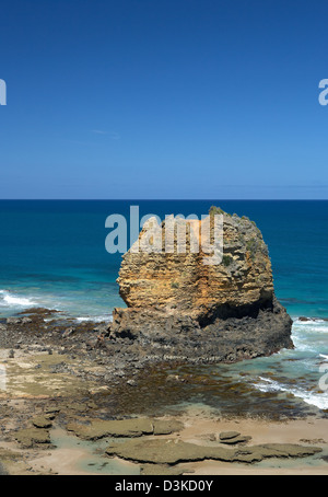 Aireys Inlet, Australien, den Rock Eagle Rock in Kuestenschutzgebiet vor SplitPoint Stockfoto