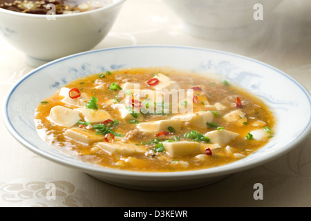 Im chinesischen Stil Mabo-Tofu Stockfoto