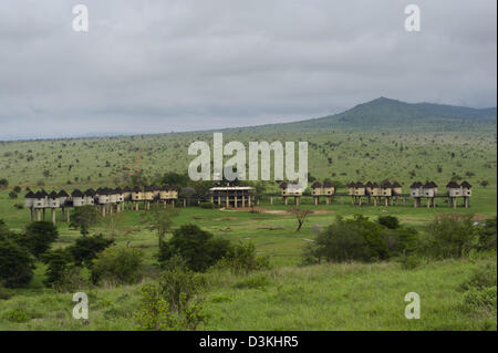 Sarova Salt Lick Lodge Taita Hills Wildlife Sanctuary, Kenia Stockfoto