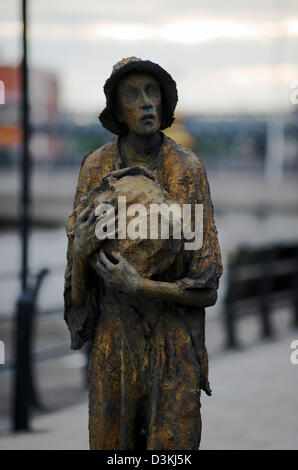 Denkmal für die Hungersnot in Dublin, Irland Stockfoto