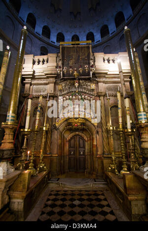 Kirche des Heiligen Grabes - Jerusalem Stockfoto