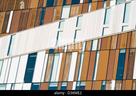 Abstrakte moderne Gebäude hautnah Stockfoto
