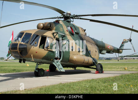 Ungarische Luftwaffe Mi-8 Hip-Transport-Hubschrauber Stockfoto