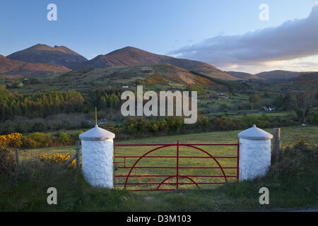 Hof unter die Mourne Mountains, County Down, Nordirland. Stockfoto