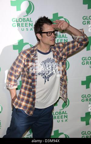 Johnny Knoxville kommt bei Global Green USA 10. Jahrestag-Pre-Oscar-Party im Avalon in Los Angeles, USA, am 20. Februar 2013. Foto: Hubert Boesl Stockfoto