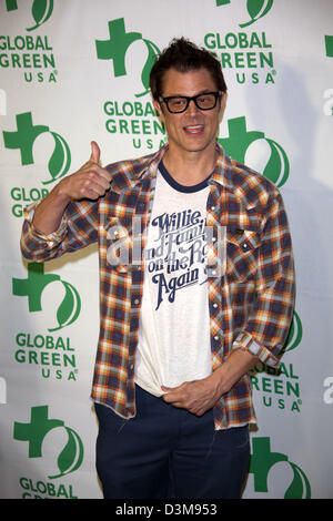 Johnny Knoxville kommt bei Global Green USA 10. Jahrestag-Pre-Oscar-Party im Avalon in Los Angeles, USA, am 20. Februar 2013. Foto: Hubert Boesl Stockfoto