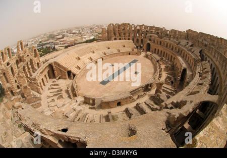 Amphitheater von El Jem, Tunesien, Afrika Stockfoto